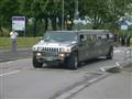 The Hummer leaving Frys with the 16's